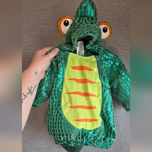 Green Lizard Kids Costume
